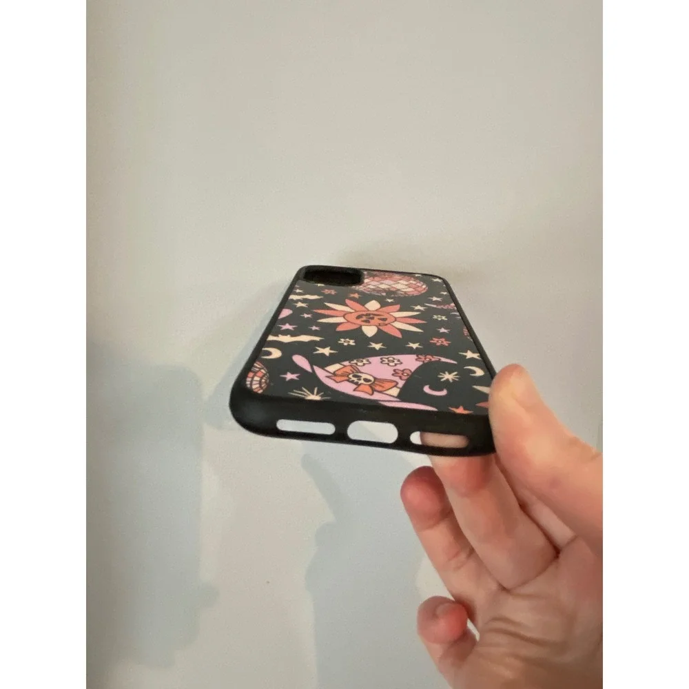 Phone Case Unisex iPhone 11 Black Retro Halloween Spooky Disco Ball Pumpkin